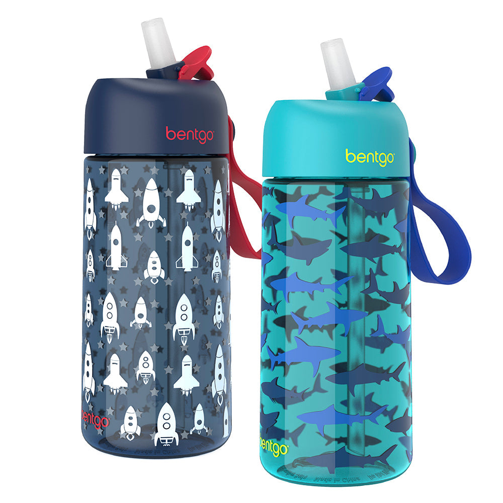 bentgo-kids-prints-water-bottle-2-pack-x1 BGKDWB2-3_Rocket_Shark_-01.jpg