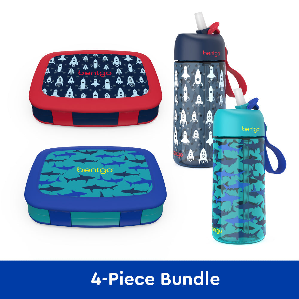 bentgo-kids-prints-lunch-boxes-and-water-bottles-m4 bentgo-lunch-box-bottle-bundle-rocket-shark-1.jpg